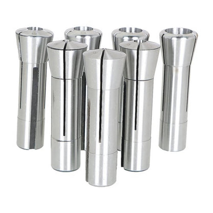 Solid Spare Fractional R8 Collet Set 1/8" to 7/8" High Precision For Bridgeport 7 Piece USA