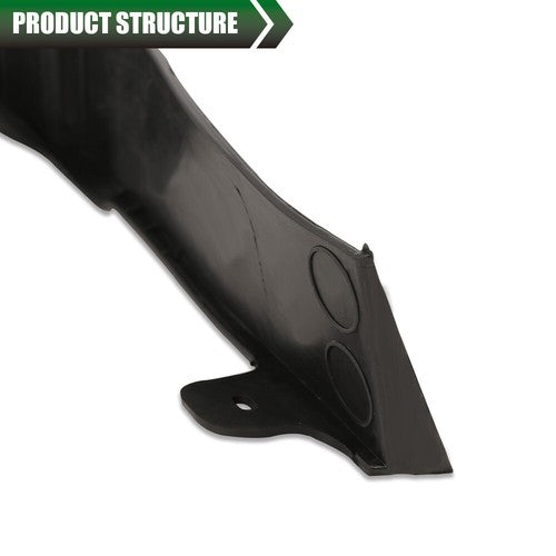 Solid Spare Fit For 16-21 Chevrolet Malibu Front Bumper Grille Lower Air Deflector Black