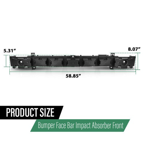 Solid Spare Fit For 11-2014 Dodge Charger Front Bumper Impact Absorber CH1070830 57010464AA