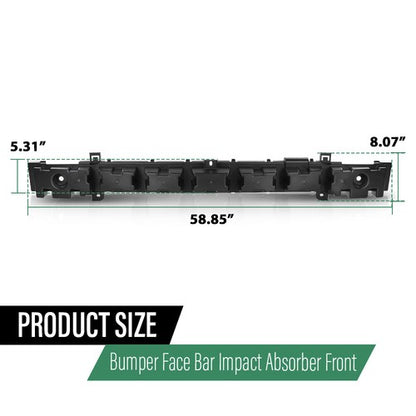 Solid Spare Fit For 11-2014 Dodge Charger Front Bumper Impact Absorber CH1070830 57010464AA