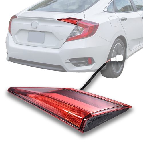 Solid Spare Fit For 2016-2020 Honda Civic Rear Inner Tail Light Brake Lamp Right Side