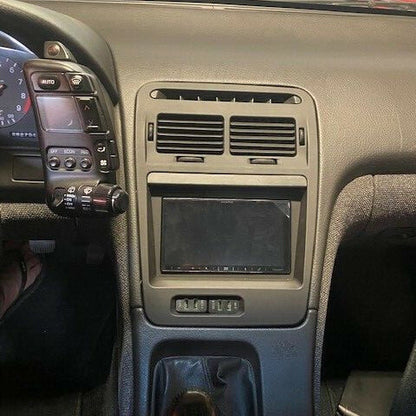Solid Spare Double Din Car Radio Stereo Dash Kit Bezel For 1990-1999 Nissan 300ZX LHD