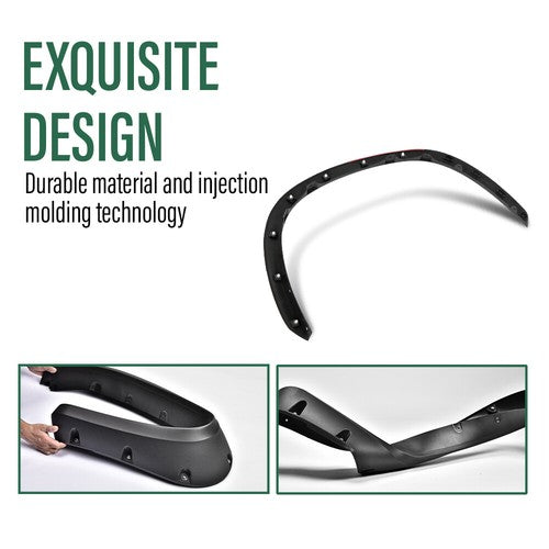 Solid Spare Fit For 2020-2023 Toyota Highlander Front Left Side Fender Flare Wheel Arch Trim