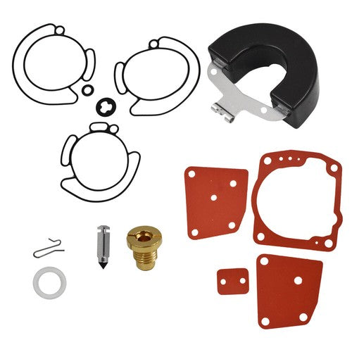 Solid Spare For Johnson Evinrude Triple V6 60 Degree 105 150 175HP Carb Rebuild Kit 436852