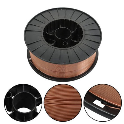Solid Spare ER70S-6 .030" (0.8 mm) Mild Steel MIG Welding Wire - 44 Lbs Roll New