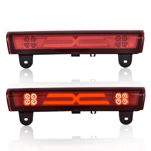 Solid Spare Fit For 00-06 Suburban Tahoe Yukon Red LED Third Brake Light Cargo Lamp New
