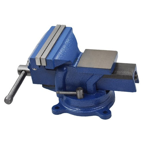 Solid Spare New 4in Bench Vise W/ Anvil Swivel Locking Base Tabletop Clamp Heavy Duty Steel