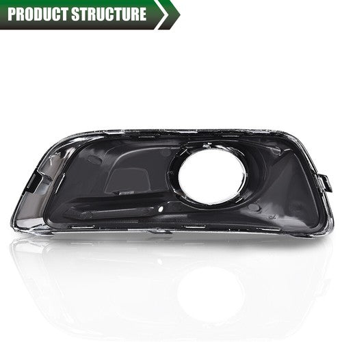 Solid Spare Front Bumper Fog Light Trim Left & Right Fit For 2013-2016 Chevrolet Malibu