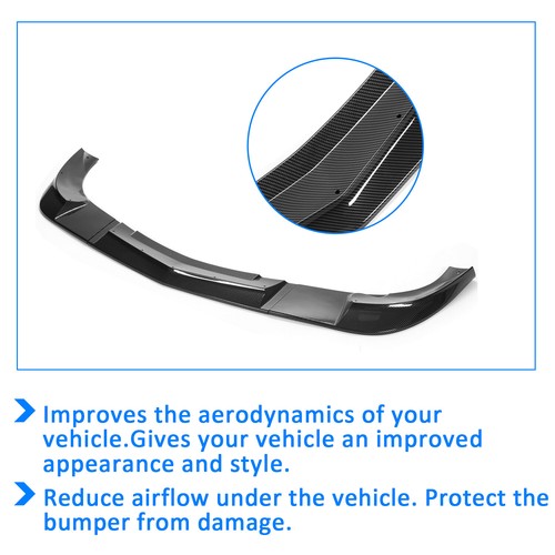 Solid Spare C6 ZR1 Style For 2005-2013 Corvette Base Models Carbon Look Front Splitter Lip
