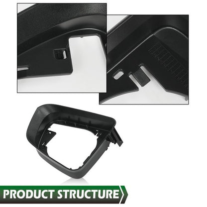 Solid Spare Door Wing Mirror Cover Trim Frame Fit For 2020-2023 Tesla Model Y Right Side