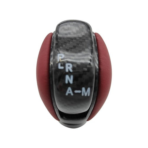 Fit 2009-2020 2021 Nissan GTR R35 Red Leather Carbon Fiber Shift Knob 3491080B0A