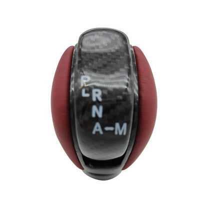 Fit 2009-2020 2021 Nissan GTR R35 Red Leather Carbon Fiber Shift Knob 3491080B0A