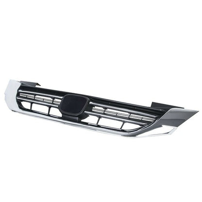 Solid Spare Front Bumper Hood Grille Black&Chrome Plastic Durable For Honda Accord 2013-2015