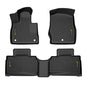 Solid Spare 3D Molded Floor Mats Fit For 2020-2024 Ford Explorer All Weather TPE Car Liners