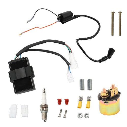 Solid Spare Ignition CDI Box Starter Solenoid Relay For Kawasaki Bayou 300 KLF300 1989-2004