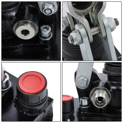 Solid Spare 1.5 CID Hydraulic Hand Pump With Release Knob Single Acting Cylinder