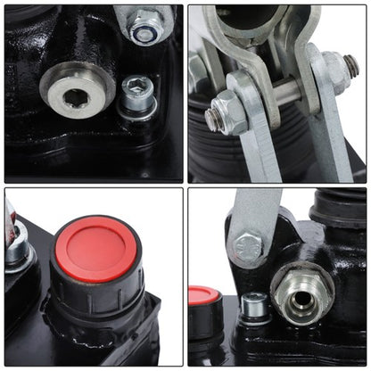 Solid Spare 1.5 CID Hydraulic Hand Pump With Release Knob Single Acting Cylinder