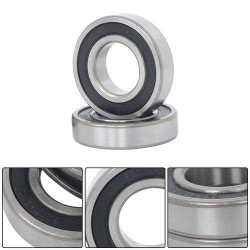 Solid Spare 10 Pack 6207-2RS 35mm x72mm x17mm Deep Groove Ball Bearing Rubber Sealed
