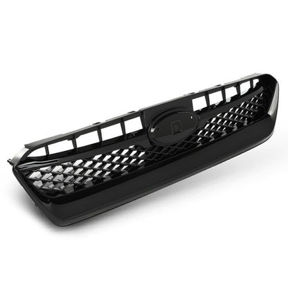 Solid Spare Front Upper Bumper Grille Honeycomb Grill Fit For 2015-2017 Subaru WRX STI