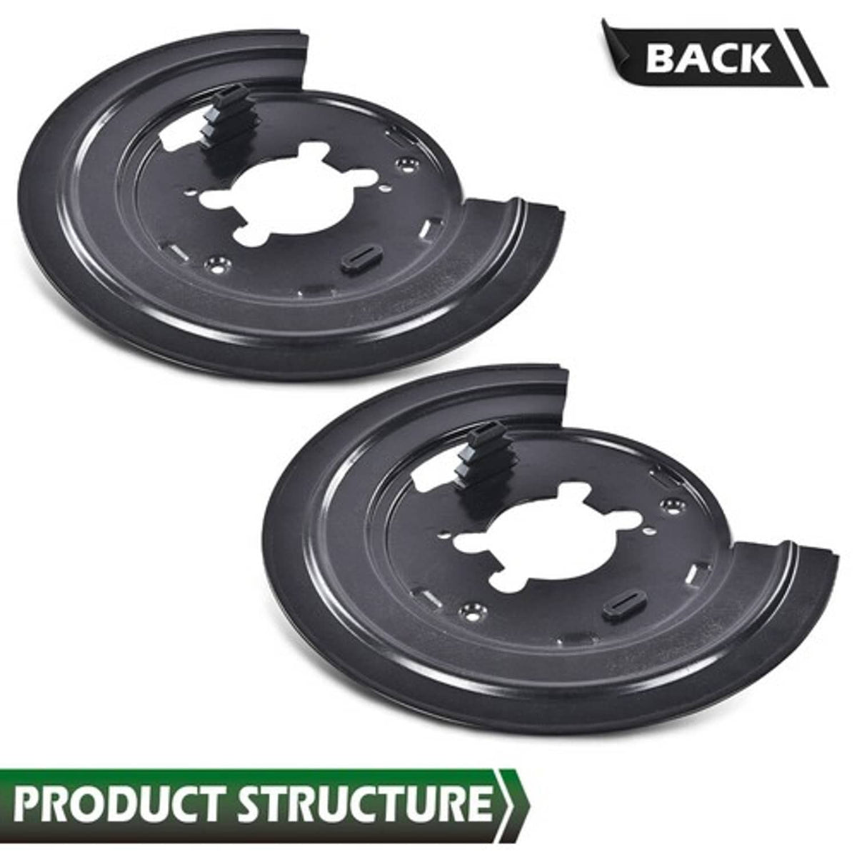 Solid Spare Fit For 2002-2007 Dodge Ram 1500 Replace 3S-00032 Brake Dust Shield Rear New