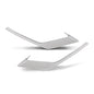 Solid Spare Pair Front Bumper Trim Fog Light Molding Silver Fit For 2019-2022 Volvo V60 S60