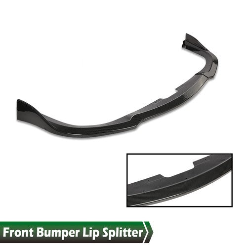 Solid Spare Fit For 06-07 Subaru Impreza WRX STI Front Carbon Look Bumper Lip Splitter