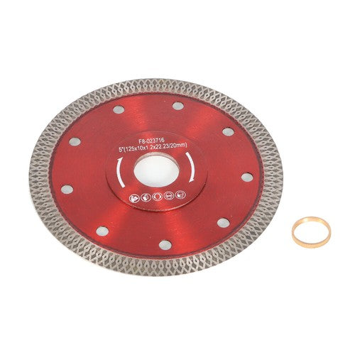 Solid Spare 5" Cutting Diamond Saw Blade For Porcelain tile Granite Marble Stone Ceramic new