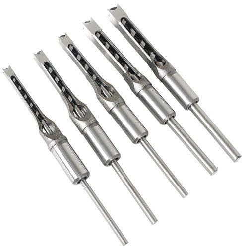 Solid Spare 7 Pcs Woodworking Square Hole Mortise Drill Bit High Speed Steel Chisel Bit