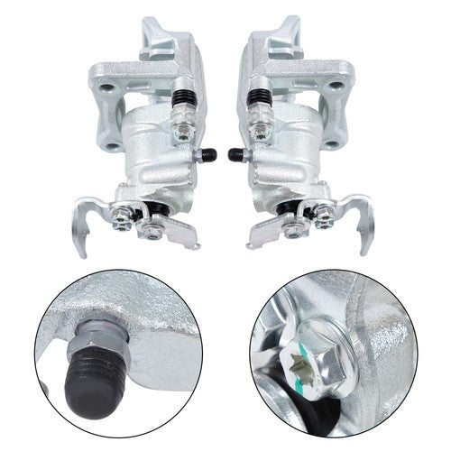 Solid Spare For Lincoln MKX 2007-2010 43019T2MP00 19-B7097 2× Rear Left Right Brake Calipers