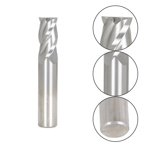 Solid Spare 5/8" 4 Flute Carbide End Mill 1-1/4" Length Cut 3-1/2" Overall Length