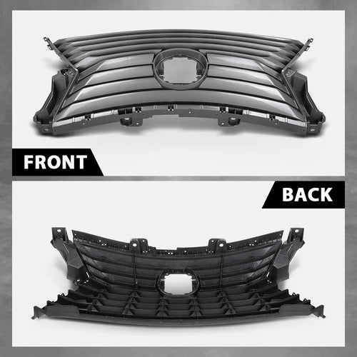 Solid Spare Fit For 2016-2019 Lexus RX350 RX350L RX450H Base Sport Front Bumper Grille Grill