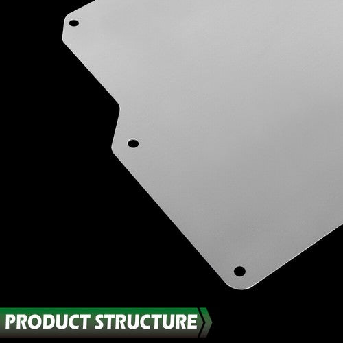 Solid Spare Fit For 1966-1967 Chevelle Aluminum A/C Heater Delete Panel Plate Complete Set