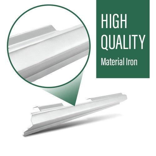 Solid Spare Fit For 2002-2007 Jeep Liberty 4 Door Slip-on Outer Rocker Panels Left+Right