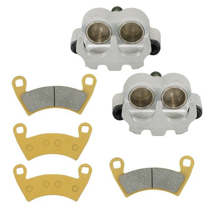 Solid Spare Front Left Right Brake Calipers w/Pads For Polaris Ranger Crew XP 900 / XP 1000