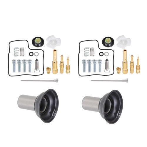 Solid Spare For Honda Shadow VT VLX 400 600 Repair Kit Carburetor Diaphragm Plunger Needle