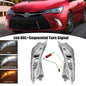 For 2015-2017 Toyota Camry XLE XSE LED Fog Light Sequential Turn Signal Lamp DRL