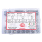 Solid Spare 176 Pack Stainless Steel M6 M8 M10 Bolts and Nuts Flat Washers Combination Kit