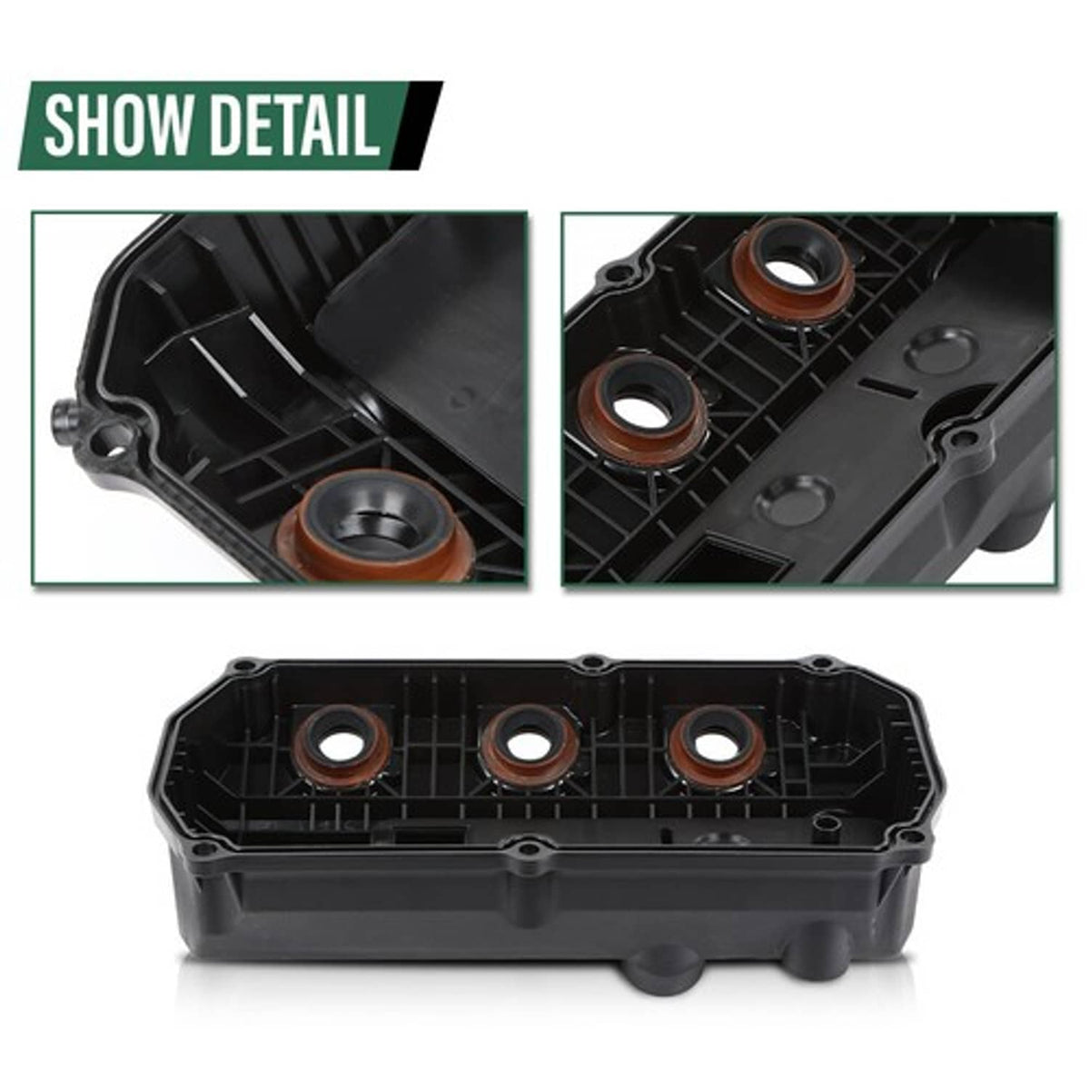 Solid Spare Fit For 2007-2009 Outlander Mitsubishi Engine Valve Cover w/ Gasket 1035A840