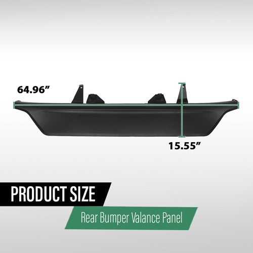 Solid Spare Fit For 20-23 Toyota Highlande Rear Air Dam Deflector Lower Valance Apron
