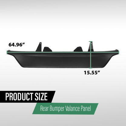 Solid Spare Fit For 20-23 Toyota Highlande Rear Air Dam Deflector Lower Valance Apron