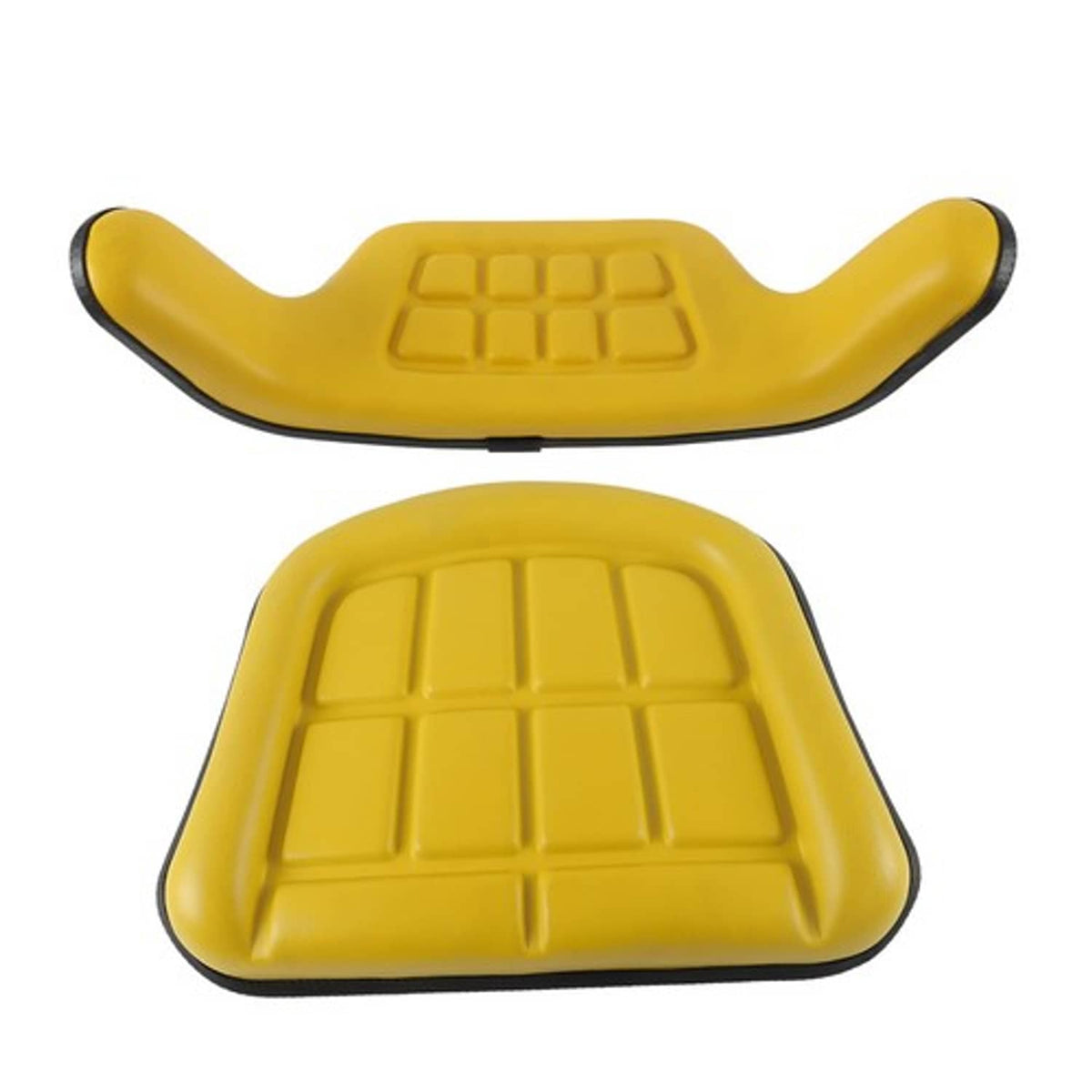 Solid Spare New 2 Piece Yellow Seat Cushion Set For John Deere 2030 2040 2440 2640 2350 2550
