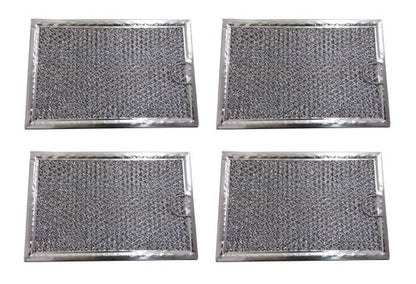 Solid Spare Grease Filter for Whirlpool Microwave 5 x 7 5/8 (4 pack) - NEW