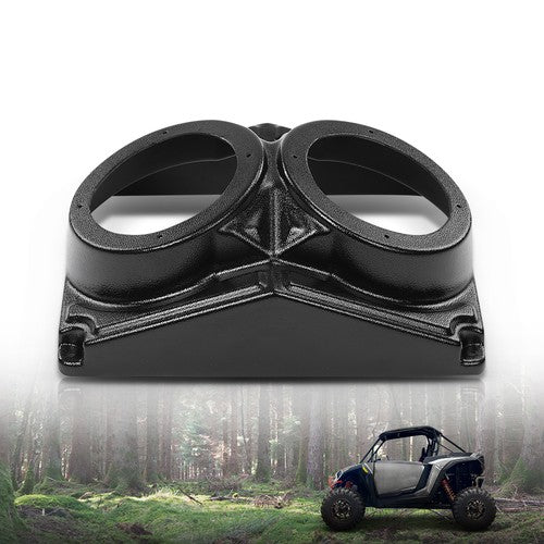 Solid Spare 6.5" Overhead Roof Mount Speaker Pods Audio Kit Enclosure For Polaris/Can Am/UTV