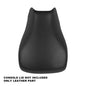 Solid Spare Fit For 2006-2009 Yamaha Wolverine 350 Standard ATV Seat Cover Black Seat Cover