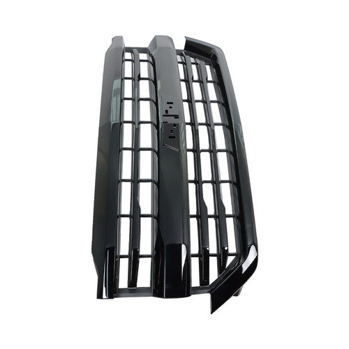Solid Spare Front Bumper Upper Grille Assembly ABS Black For Chevy Silverado 1500 2016-2018