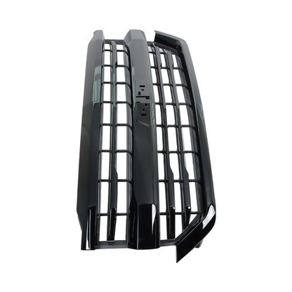 Solid Spare Front Bumper Upper Grille Assembly ABS Black For Chevy Silverado 1500 2016-2018