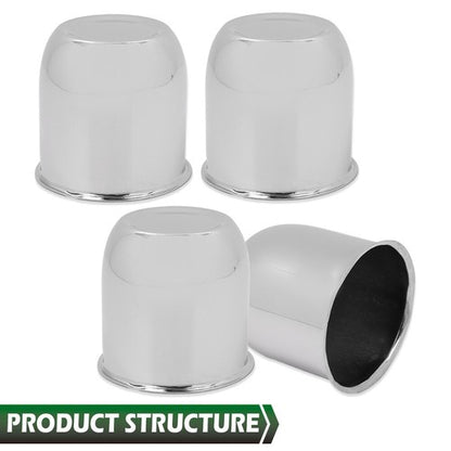 Solid Spare 4pcs Center Cap For Weld Draglite 5 Lug 3.25" Trailer Wheel Rims Center Bore