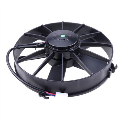 Solid Spare New Puller Radiator Cooling Fan 30102038 for Spal 1640 CFM Paddle Blades 12In