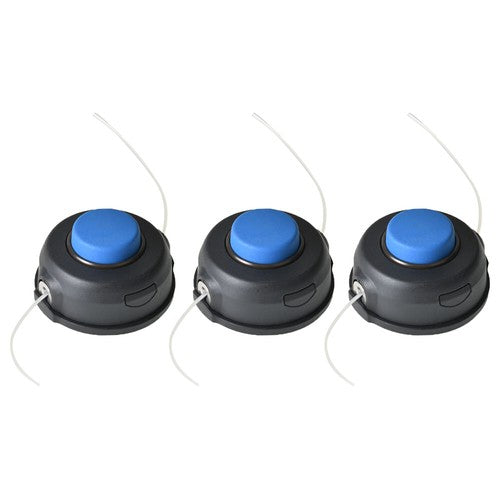 Solid Spare 3pc Trimmer Head For Husqvarna Weedeater Cutter Line Head 128L 128LD 128LDX 128R