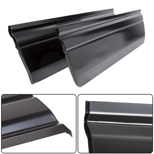Solid Spare Pair LH RH For 94-02 Dodge Ram Lower Front Door Skin Set Except 4 Door Quad Cab